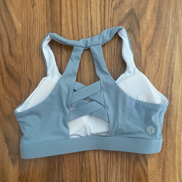 Blue sports bra - Picture 3 of 4